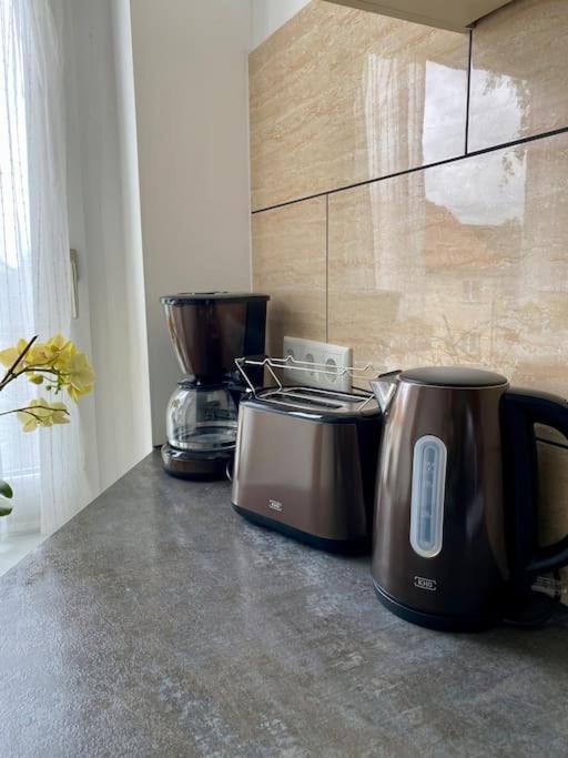 2-Zimmer Zentral In Ferdinandshof, Wlan Modern Luaran gambar